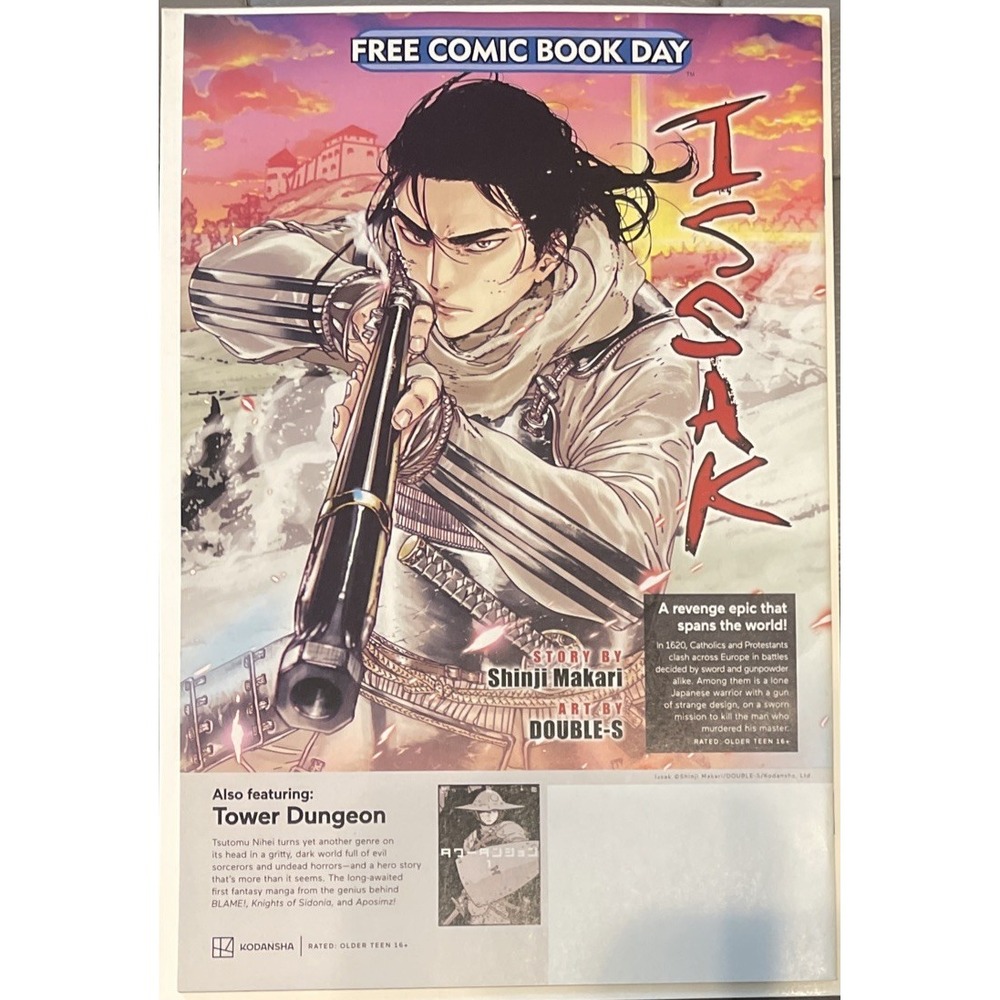 Issak Comic Free Comic Book Day Issue Shinji Makari Double-S
